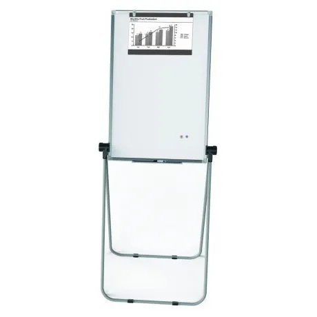 Доска-флипчарт магнитно-маркерная Deli E7886 (60x90 см) белый