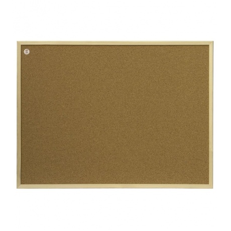 Доска пробковая для объявлений (100x200 см), коричневая рамка из МДФ, OFFICE, 2х3 (Польша), TC1020 хорошее состояние - фото 1
