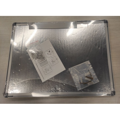 Доска магнитно-маркерная (45х60 см), алюминиевая рамка, STAFF, 235461 хорошее состояние - фото 3
