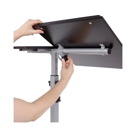 Подставка для проектора и ноутбука 2х3 (Польша) Duo, передвижная, до 10 кг, регулировка высоты, ST011 - фото 5