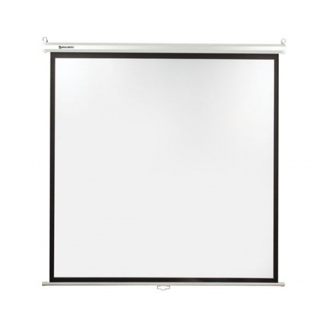 Экран проекционный BRAUBERG WALL, матовый, настенный, 180х180 см, 1:1, 236726 - фото 2