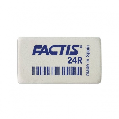 Резинка стирательная FACTIS 24 R (Испания), прямоугольная, 52х29х10 мм, синтетический каучук, CNF24R, (24 шт.) - фото 2