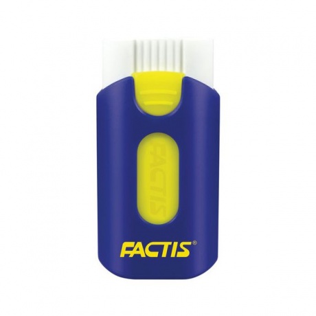 Резинка стирательная FACTIS SUIT (Испания), пластиковый держатель, 53x25x12 мм, ПВХ, ассорти, PTF1330, (30 шт.) - фото 2