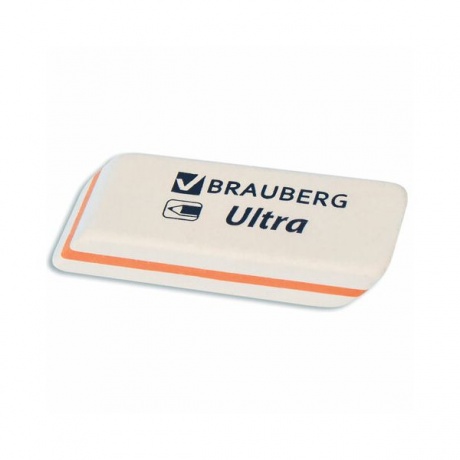 Ластик Brauberg Ultra 228704 белый (40 шт. в уп-ке) - фото 2