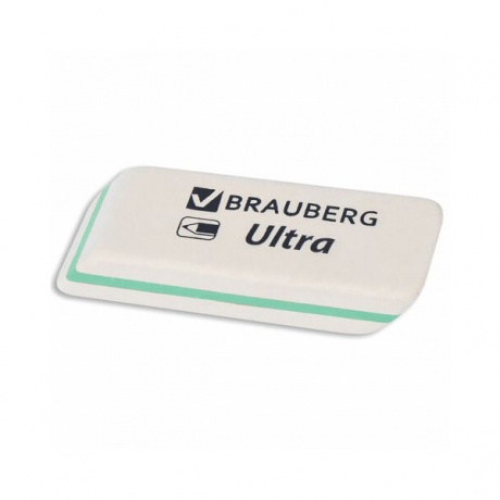 Ластик Brauberg Ultra 228704 белый (40 шт. в уп-ке) - фото 4