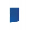 Папка с боковым металлическим прижимом BRAUBERG стандарт, синяя,...