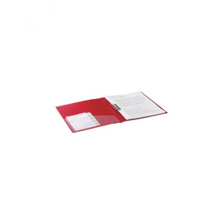 Папка с боковым металлическим прижимом и внутренним карманом BRAUBERG Contract, красная, до 100 л., 0,7 мм, 221788, (10 шт.) - фото 6