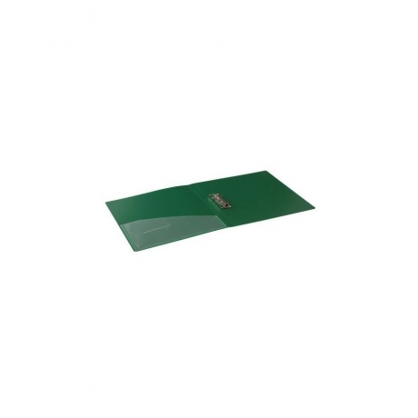 Папка с боковым металлическим прижимом и внутренним карманом BRAUBERG Contract, зеленая, до 100 л., 0,7 мм, 221789, (10 шт.) - фото 4