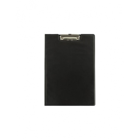 Папка-планшет BRAUBERG, А4 (340х240 мм), с прижимом и крышкой, картон/ПВХ, черная, 221488 - фото 2