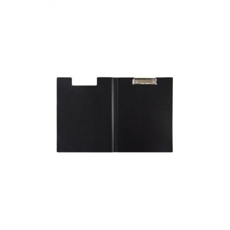 Папка-планшет BRAUBERG Стандарт, А4 (310х230 мм), с прижимом и крышкой, пластик, черная, 0,9 мм, 221646 - фото 3
