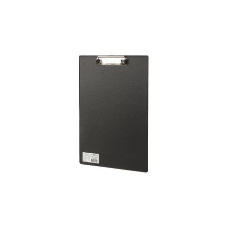 Доска-планшет BRAUBERG Comfort с прижимом А4 (230х350 мм), картон/ПВХ, ЧЕРНАЯ, 222657 - фото 1