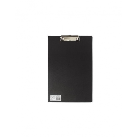 Доска-планшет BRAUBERG Comfort с прижимом А4 (230х350 мм), картон/ПВХ, ЧЕРНАЯ, 222657 - фото 2