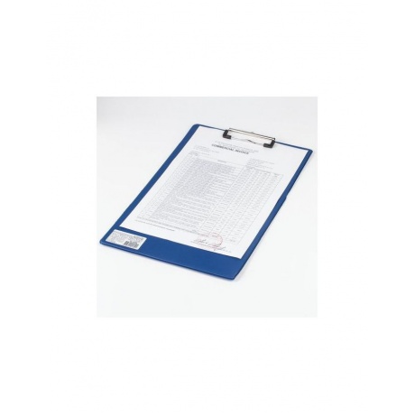Доска-планшет BRAUBERG Comfort с прижимом А4 (230х350 мм), картон/ПВХ, СИНЯЯ, 222659 - фото 4
