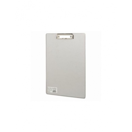 Доска-планшет BRAUBERG Comfort с прижимом А4 (230х350 мм), картон/ПВХ, СЕРАЯ, 222661 - фото 1