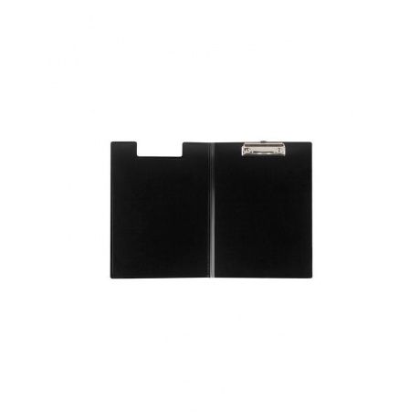 Папка-планшет BRAUBERG Contract, А4 (315х230 мм), с прижимом и крышкой, пластиковая, черная, сверхпрочная, 1,5 мм, 223489 - фото 3