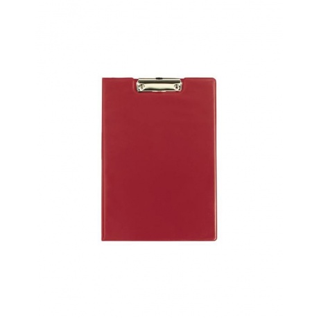Папка-планшет BRAUBERG, А4 (340х240 мм), с прижимом и крышкой, картон/ПВХ, бордовая, 225687 - фото 2