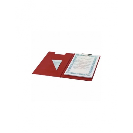 Папка-планшет BRAUBERG, А4 (340х240 мм), с прижимом и крышкой, картон/ПВХ, бордовая, 225687 - фото 7