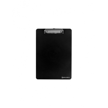 Доска-планшет BRAUBERG SOLID сверхпрочная с прижимом А4 (315х225 мм), пластик, 2 мм, ЧЕРНАЯ, 226822 - фото 2