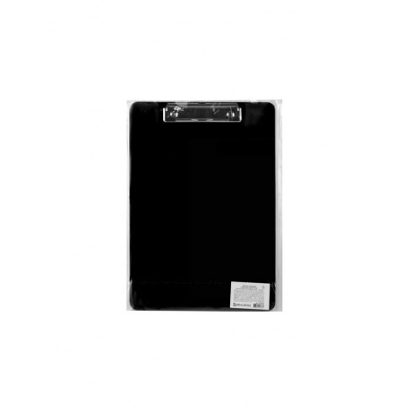 Доска-планшет BRAUBERG SOLID сверхпрочная с прижимом А4 (315х225 мм), пластик, 2 мм, ЧЕРНАЯ, 226822 - фото 5