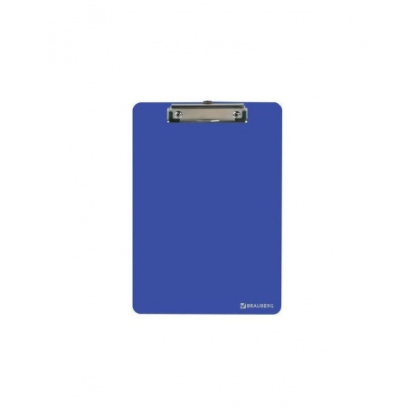 Доска-планшет BRAUBERG SOLID сверхпрочная с прижимом А4 (315х225 мм), пластик, 2 мм, СИНЯЯ, 226823 - фото 2