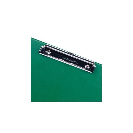 Доска-планшет BRAUBERG NUMBER ONE с прижимом А4 (228х318 мм), картон/ПВХ, ЗЕЛЕНАЯ, 232222, (5 шт.) - фото 3