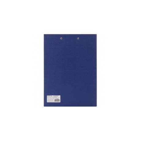 Папка-планшет STAFF, А4 (230х314 мм), с прижимом и крышкой, картон/бумвинил, РОССИЯ, синяя - фото 5