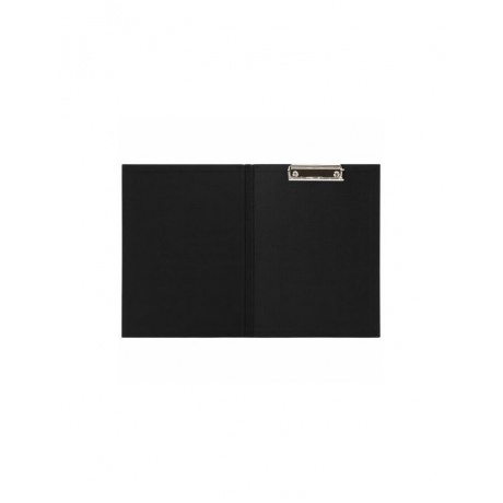 Папка-планшет STAFF, А4 (230х314 мм), с прижимом и крышкой, картон/бумвинил, РОССИЯ, черная - фото 3