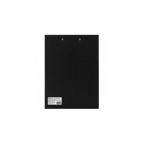 Папка-планшет STAFF, А4 (230х314 мм), с прижимом и крышкой, картон/бумвинил, РОССИЯ, черная - фото 5