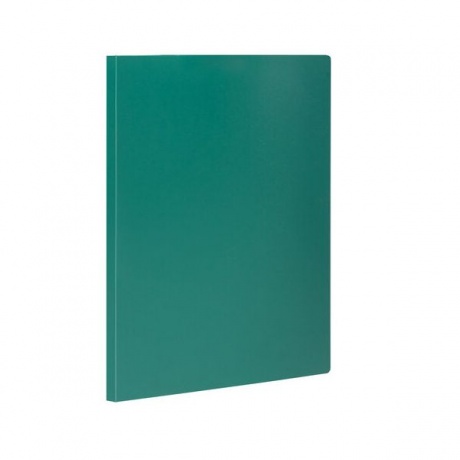 Папка с боковым металлическим прижимом Staff 229235, до 100 листов, зеленый (10 шт. в уп-ке) - фото 1