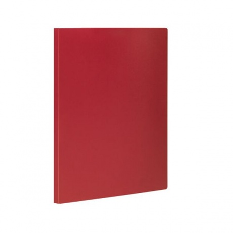 Папка с боковым металлическим прижимом Staff 229234, до 100 листов, красный (10 шт. в уп-ке) - фото 1