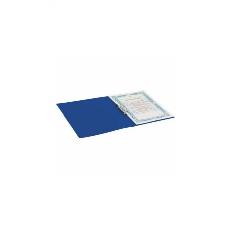 Папка с боковым металлическим прижимом STAFF, синяя, до 100 листов, 0,5 мм, 229232 (10 шт.) - фото 7