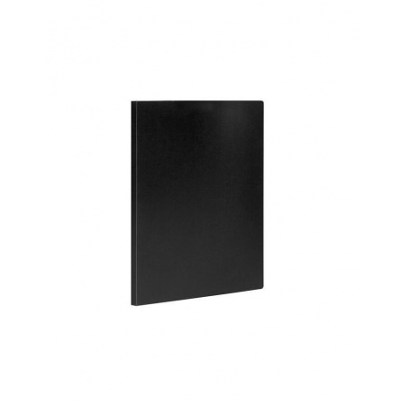 Папка с боковым металлическим прижимом STAFF, черная, до 100 листов, 0,5 мм, 229233 (10 шт.) - фото 1