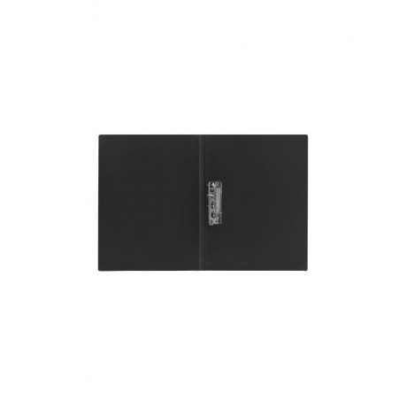 Папка с боковым металлическим прижимом STAFF, черная, до 100 листов, 0,5 мм, 229233 (10 шт.) - фото 3