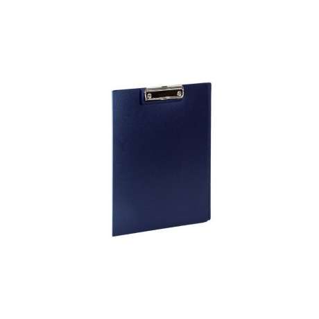 Папка-планшет STAFF, А4 (310х230 мм), с прижимом и крышкой, пластик, синяя, 0,5 мм, 229220 (10 шт.) - фото 1