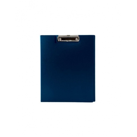 Папка-планшет STAFF, А4 (310х230 мм), с прижимом и крышкой, пластик, синяя, 0,5 мм, 229220 (10 шт.) - фото 2