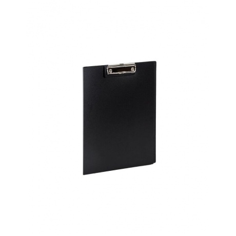Папка-планшет STAFF, А4 (310х230 мм), с прижимом и крышкой, пластик, черная, 0,5 мм, 229221 (10 шт.) - фото 1