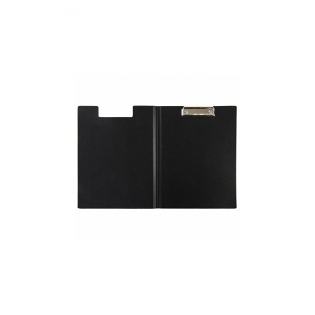 Папка-планшет STAFF, А4 (310х230 мм), с прижимом и крышкой, пластик, черная, 0,5 мм, 229221 (10 шт.) - фото 4