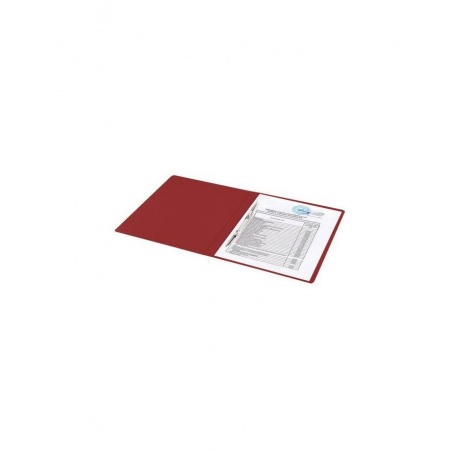 Папка с металлическим скоросшивателем BRAUBERG стандарт, красная, до 100 листов, 0,6 мм, 221632, (8 шт.) - фото 7
