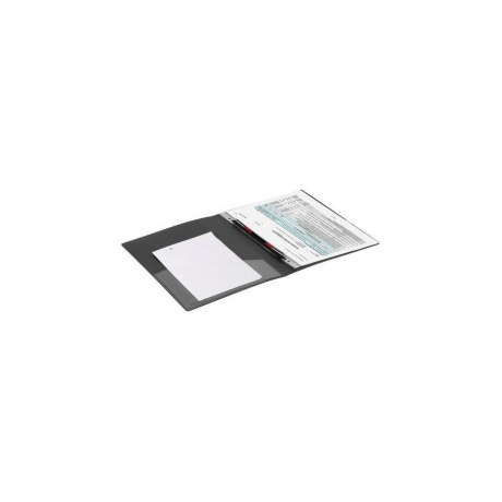 Папка с металлическим скоросшивателем и внутренним карманом BRAUBERG Contract, черная, до 100 л., 0,7 мм, 221781, (10 шт.) - фото 8