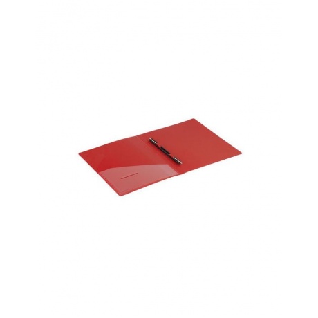 Папка с металлическим скоросшивателем и внутренним карманом BRAUBERG Contract, красная, до 100 л., 0,7 мм, 221783, (10 шт.) - фото 4