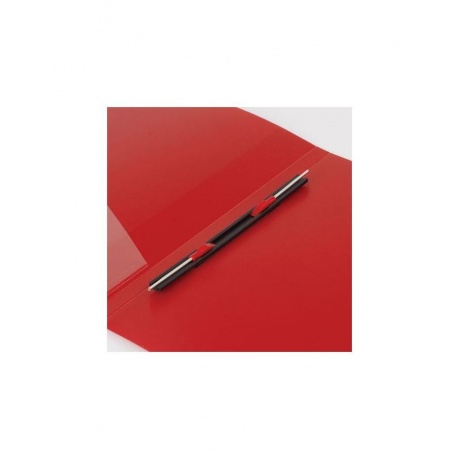 Папка с металлическим скоросшивателем и внутренним карманом BRAUBERG Contract, красная, до 100 л., 0,7 мм, 221783, (10 шт.) - фото 5