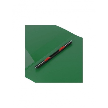 Папка с металлическим скоросшивателем и внутренним карманом BRAUBERG Contract, зеленая, до 100 л., 0,7 мм, 221784, (10 шт.) - фото 5