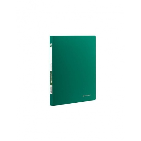 Папка с пластиковым скоросшивателем BRAUBERG Office, зеленая, до 100 листов, 0,5 мм, 222642, (12 шт.) - фото 1