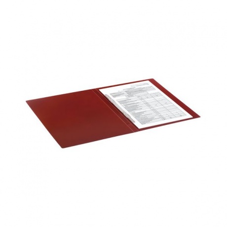 Папка с пластиковым скоросшивателем BRAUBERG Office, красная, до 100 листов, 0,5 мм, 222643, (12 шт.) - фото 7