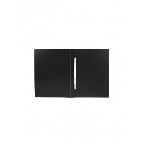 Папка с пластиковым скоросшивателем BRAUBERG Office, черная, до 100 листов, 0,5 мм, 222645, (12 шт.) - фото 3