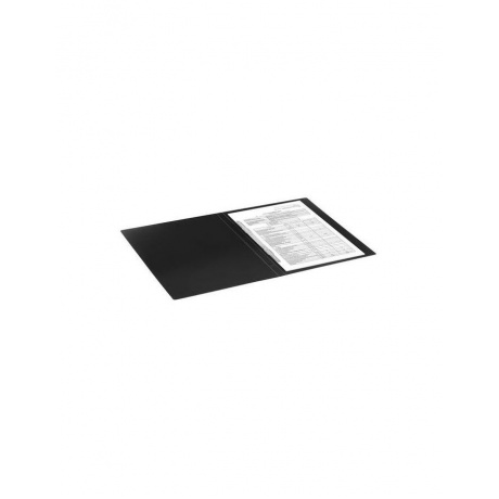 Папка с пластиковым скоросшивателем BRAUBERG Office, черная, до 100 листов, 0,5 мм, 222645, (12 шт.) - фото 7