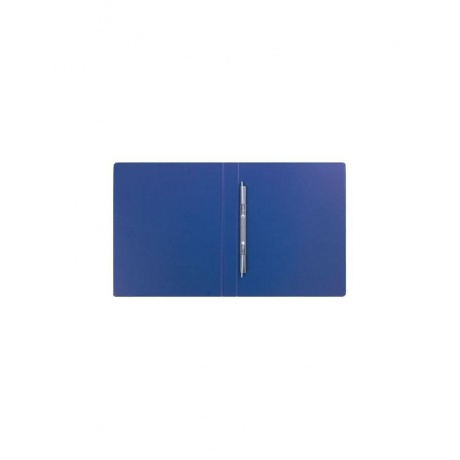 Папка с металлическим пружинным скоросшивателем BRAUBERG, картон/ПВХ, 35 мм, синяя, до 290 листов, 223187 - фото 3