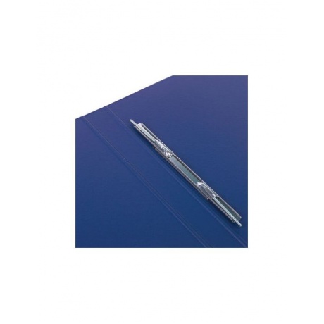 Папка с металлическим пружинным скоросшивателем BRAUBERG, картон/ПВХ, 35 мм, синяя, до 290 листов, 223187 - фото 5