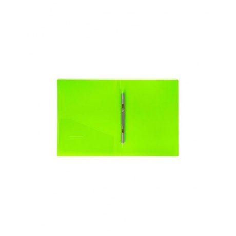 Папка с металлическим скоросшивателем и внутренним карманом BRAUBERG Neon, 16 мм, зеленая, до 100 листов, 0,7 мм, 227464, (6 шт.) - фото 3