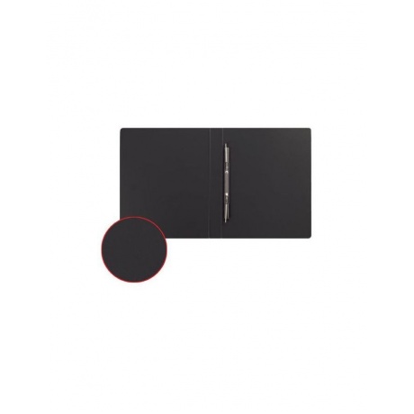 Папка с металлическим пружинным скоросшивателем BRAUBERG, картон/ПВХ, 35 мм, черная, до 290 листов - фото 8
